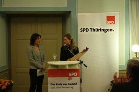Andrea Ypsilanti und Conny Klisch im Haus Dacherröden