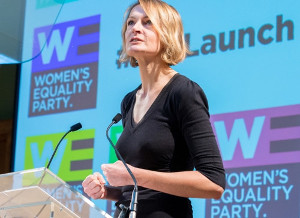 WE-Kandidatin Sophie Walker im Wahlkampf Foto: Women's Equality Party